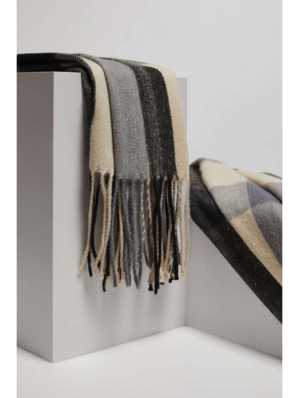 Moodo Plavi šal u kocki Moodo