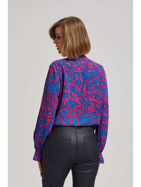 Moodo Košulja s V-izrezom fuksija Moodo