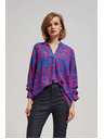 Moodo Košulja s V-izrezom fuksija Moodo