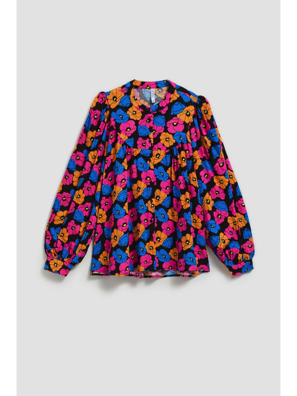 Moodo Crna cvjetna košulja Moodo