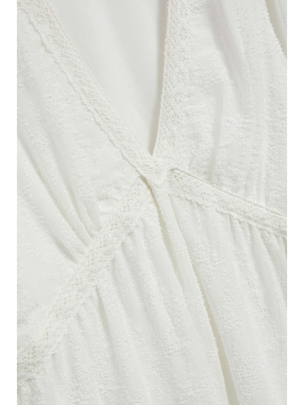 Moodo Bijela košulja s napuhnutim rukavima Moodo