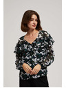Moodo Košulja s volanima i cvjetnim uzorkom Moodo