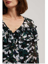 Moodo Košulja s volanima i cvjetnim uzorkom Moodo