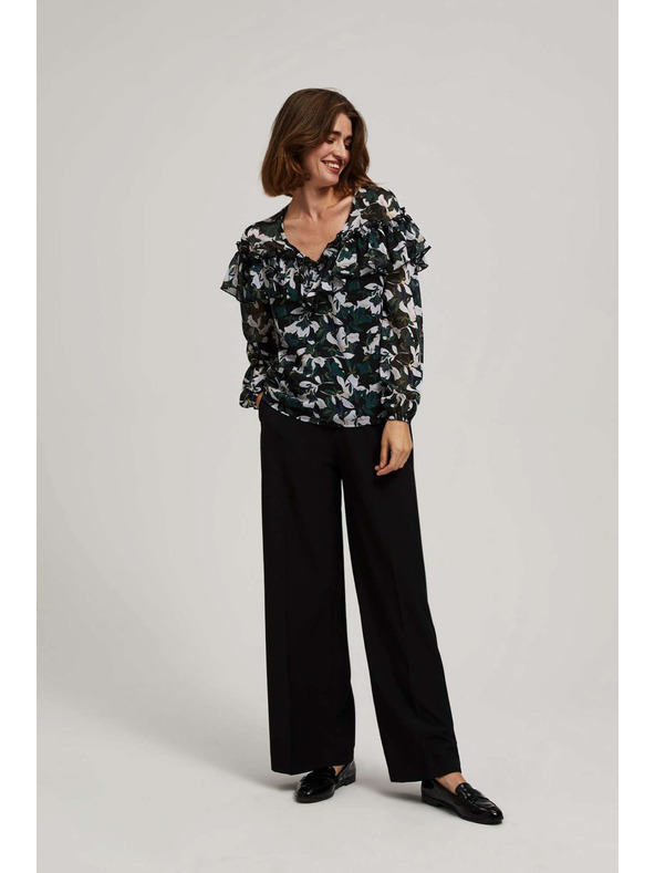 Moodo Košulja s volanima i cvjetnim uzorkom Moodo