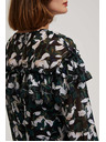 Moodo Košulja s volanima i cvjetnim uzorkom Moodo