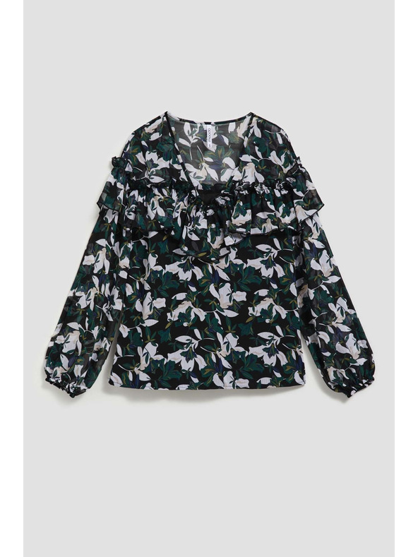 Moodo Košulja s volanima i cvjetnim uzorkom Moodo