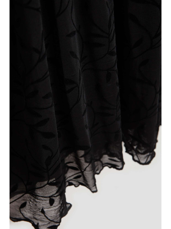 Moodo Moodo crna košulja s volanima