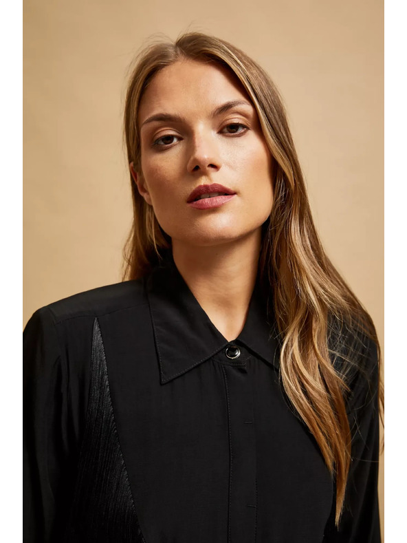 Moodo Oversize košulja s resama Moodo