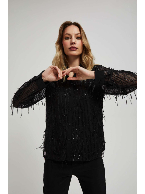 Moodo Košulja s šljokicama Moodo