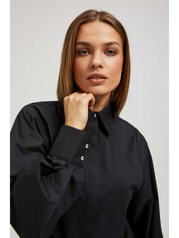 Moodo Krojena košulja s napuhnutim rukavima Moodo