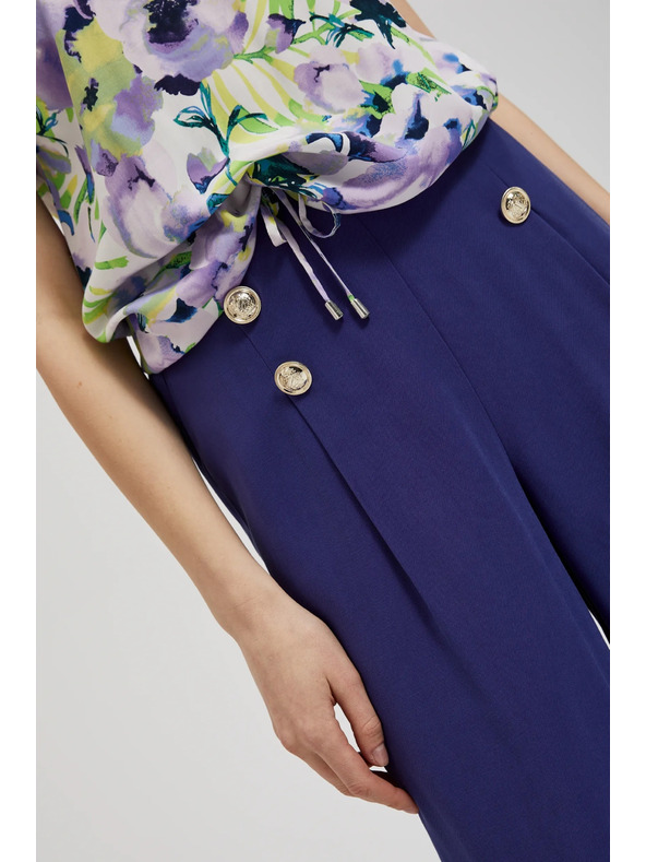 Moodo Uzorovana košulja s cvjetnim uzorkom ljubičasta Moodo