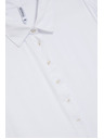 Moodo Bijela viskozna košulja s ovratnikom Moodo