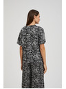 Moodo Viskozna košulja s uzorkom crna Moodo