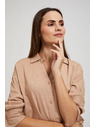 Moodo Lanena košulja bež Moodo