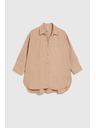 Moodo Lanena košulja bež Moodo