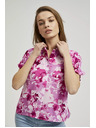 Moodo Ružičasta košulja s cvjetnim uzorkom Moodo