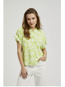Moodo Zelena košulja s naboranim rukavom Moodo