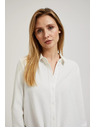 Moodo Košulja s dugim rukavima i vezivanjem bijela Moodo