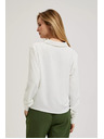 Moodo Košulja s dugim rukavima i vezivanjem bijela Moodo