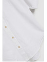 Moodo Bijela košulja s kratkim i širokim rukavima Moodo