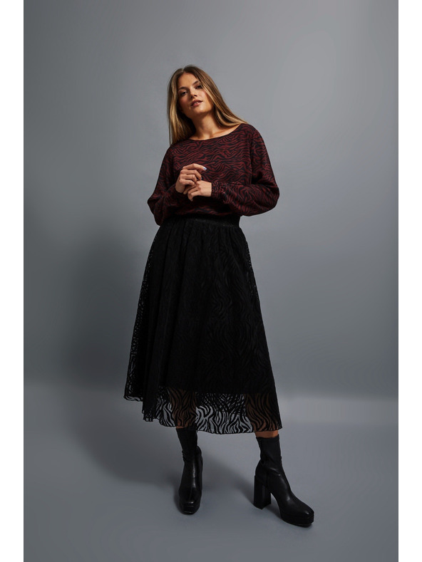 Moodo Proširena midi suknja Moodo