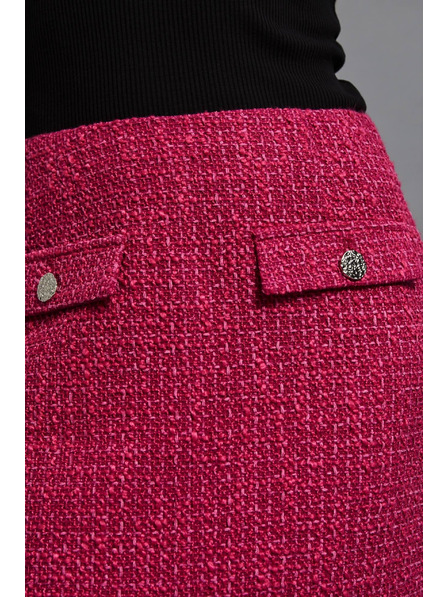 Moodo Tvid stil suknja ružičasta Moodo