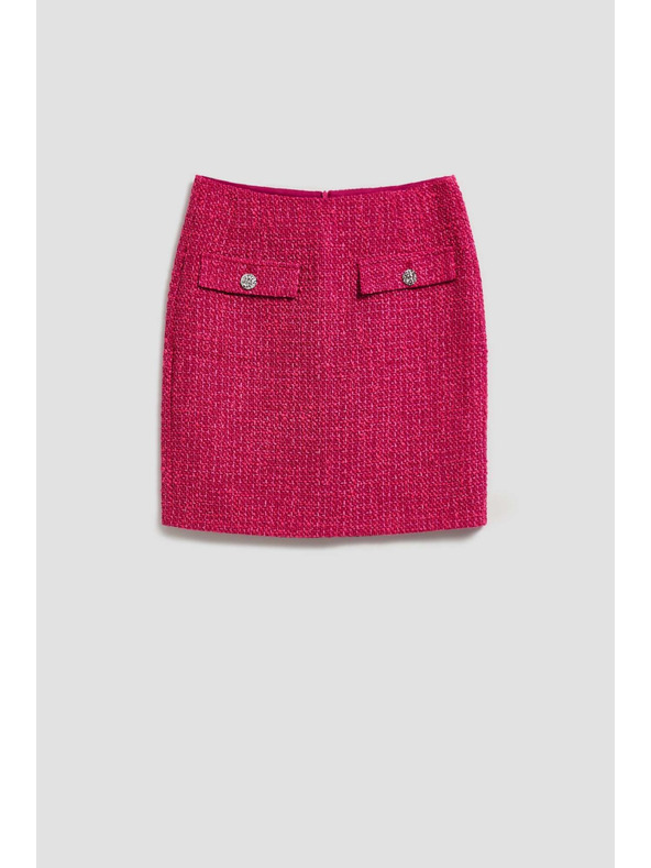 Moodo Tvid stil suknja ružičasta Moodo