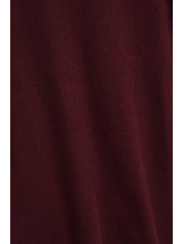 Moodo Uska kestenjasta pletena suknja Moodo