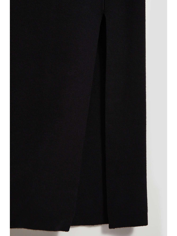 Moodo Midi olovka suknja s prorezom crna Moodo