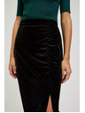 Moodo Baršunasta suknja s prorezom Moodo