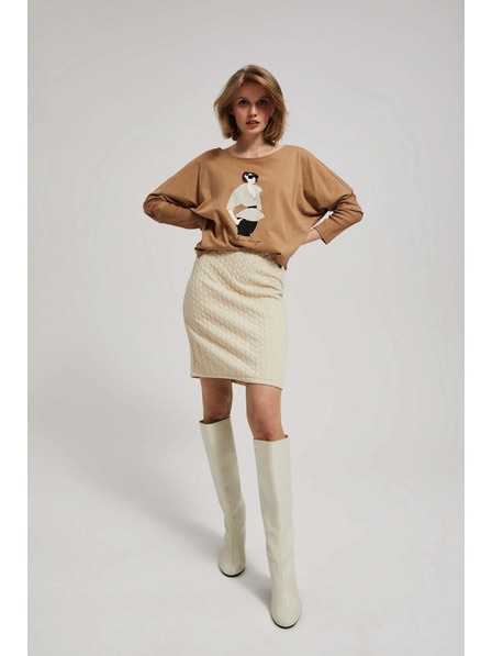 Moodo Olovka suknja pijesak Moodo