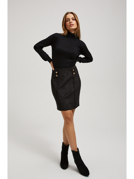 Moodo Olovka suknja s dekorativnim gumbima Moodo