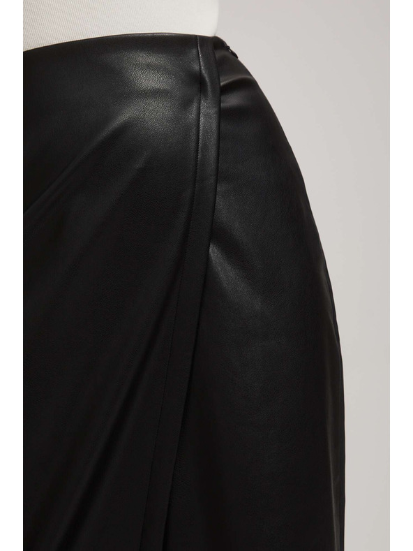 Moodo Midi suknja u imitaciji kože Moodo