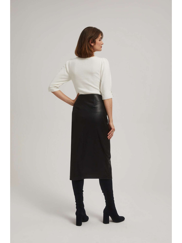 Moodo Midi suknja u imitaciji kože Moodo