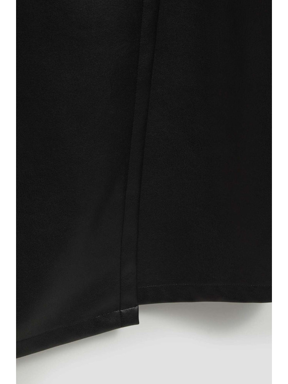 Moodo Midi suknja u imitaciji kože Moodo