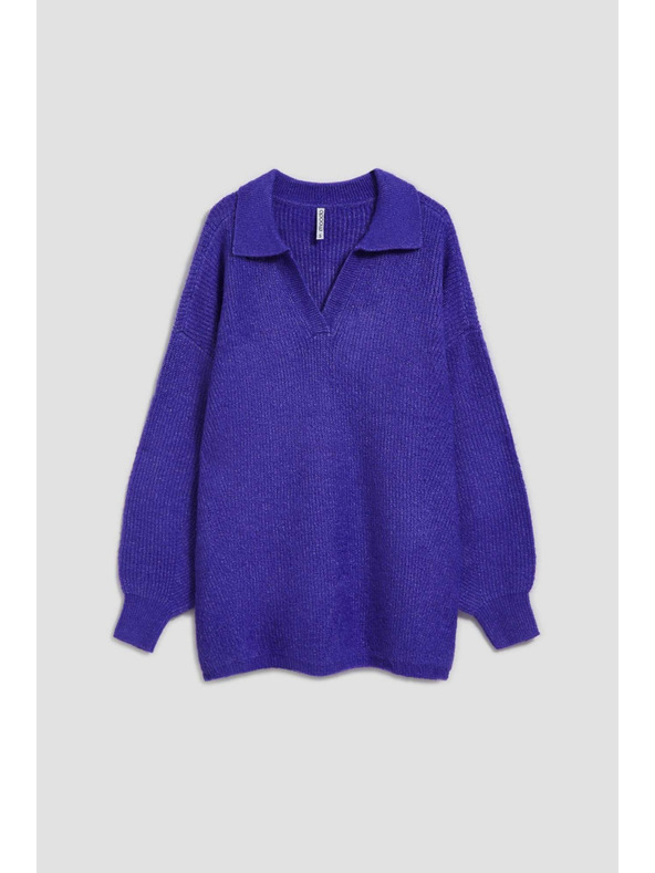 Moodo Pulover s V-izrezom ljubičasti Moodo