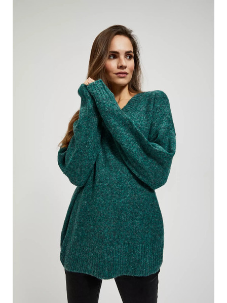 Moodo Gladak pulover s V-izrezom Moodo