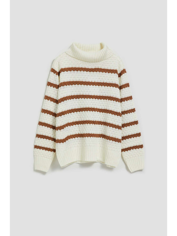Moodo Pulover s prugama i visokim ovratnikom Moodo