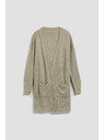 Moodo Dugi kardigan s džepovima pijesak Moodo