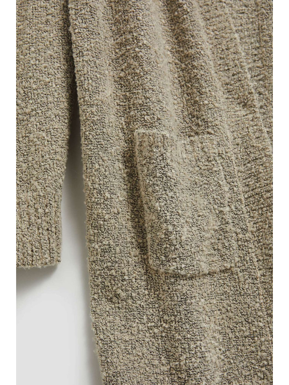 Moodo Dugi kardigan s džepovima pijesak Moodo