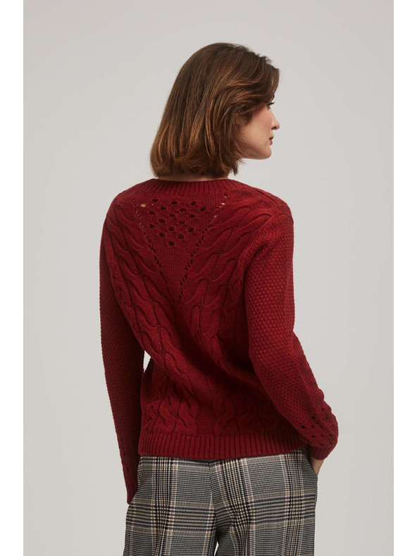 Moodo Pulover s ažurnim rukavima Moodo