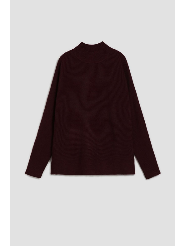 Moodo Pulover šišmiš kroja s visokim ovratnikom Moodo