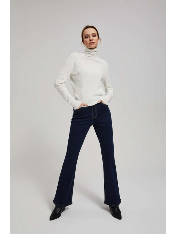 Moodo Tanki perlastu pulover s roll ovratnikom Moodo