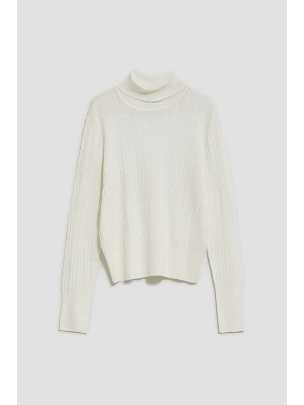 Moodo Tanki perlastu pulover s roll ovratnikom Moodo