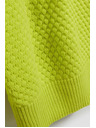 Moodo Limunasto zeleni pulover s V-izrezom Moodo