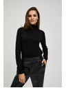 Moodo Crni pulover s roll ovratnikom Moodo