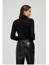 Moodo Crni pulover s roll ovratnikom Moodo