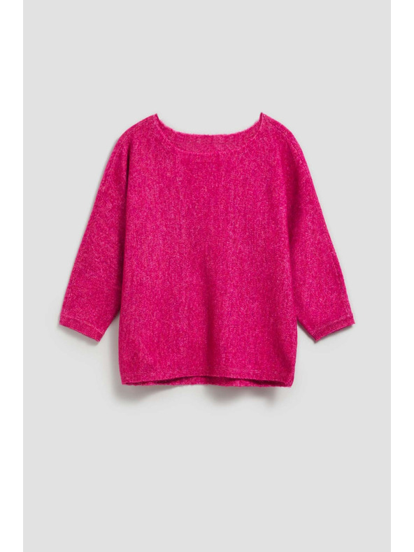 Moodo Fuksija pulover s 3/4 rukavima Moodo