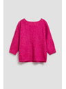 Moodo Fuksija pulover s 3/4 rukavima Moodo