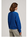 Moodo Azurni pulover s okruglim izrezom Moodo